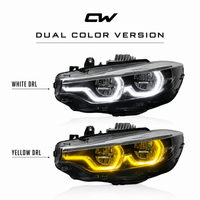 F8X V3 IKON LED Headlights – Dual Color White/Yellow DRLs