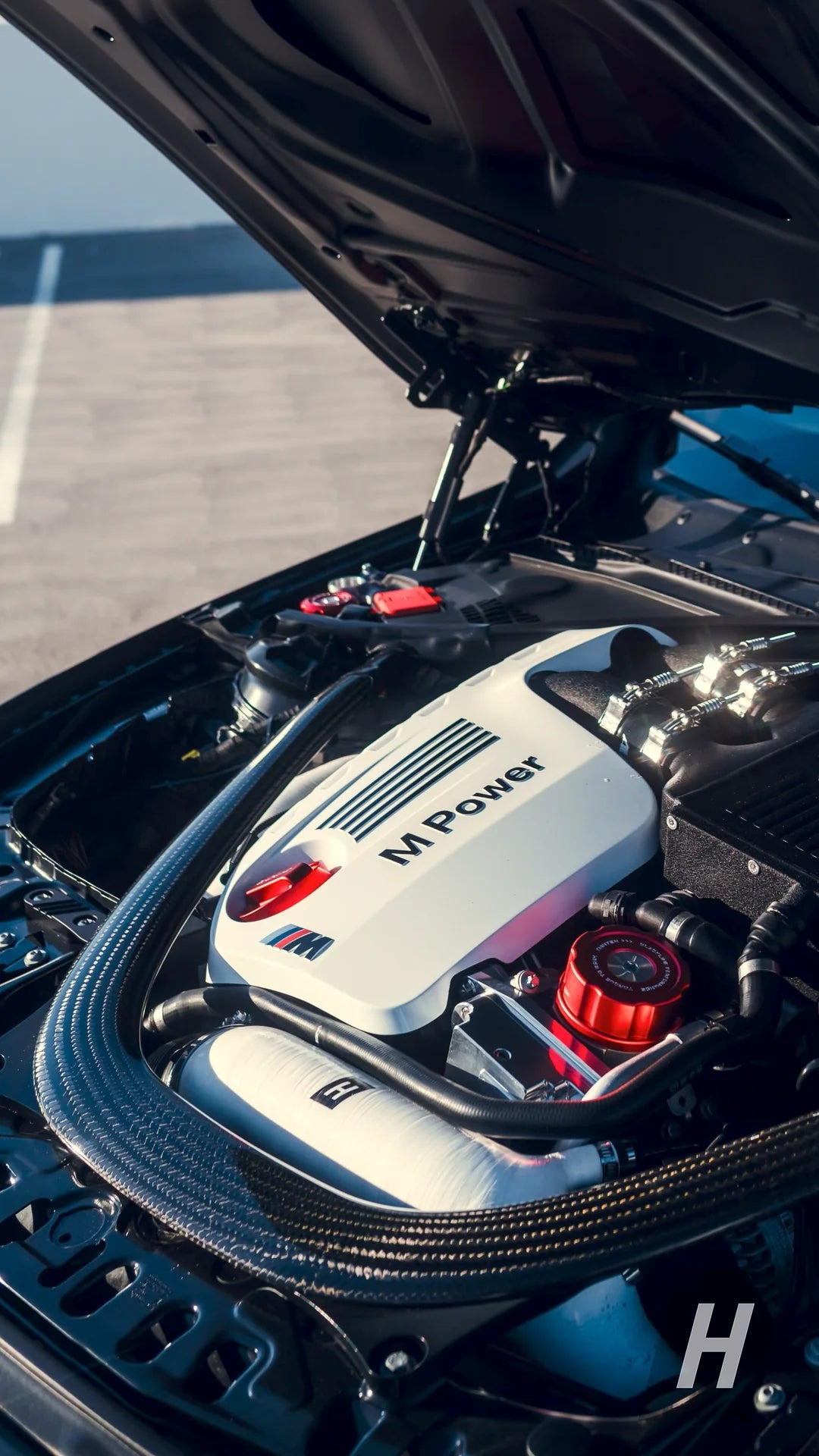 HM S55 Silicone Front Mount Intake Set