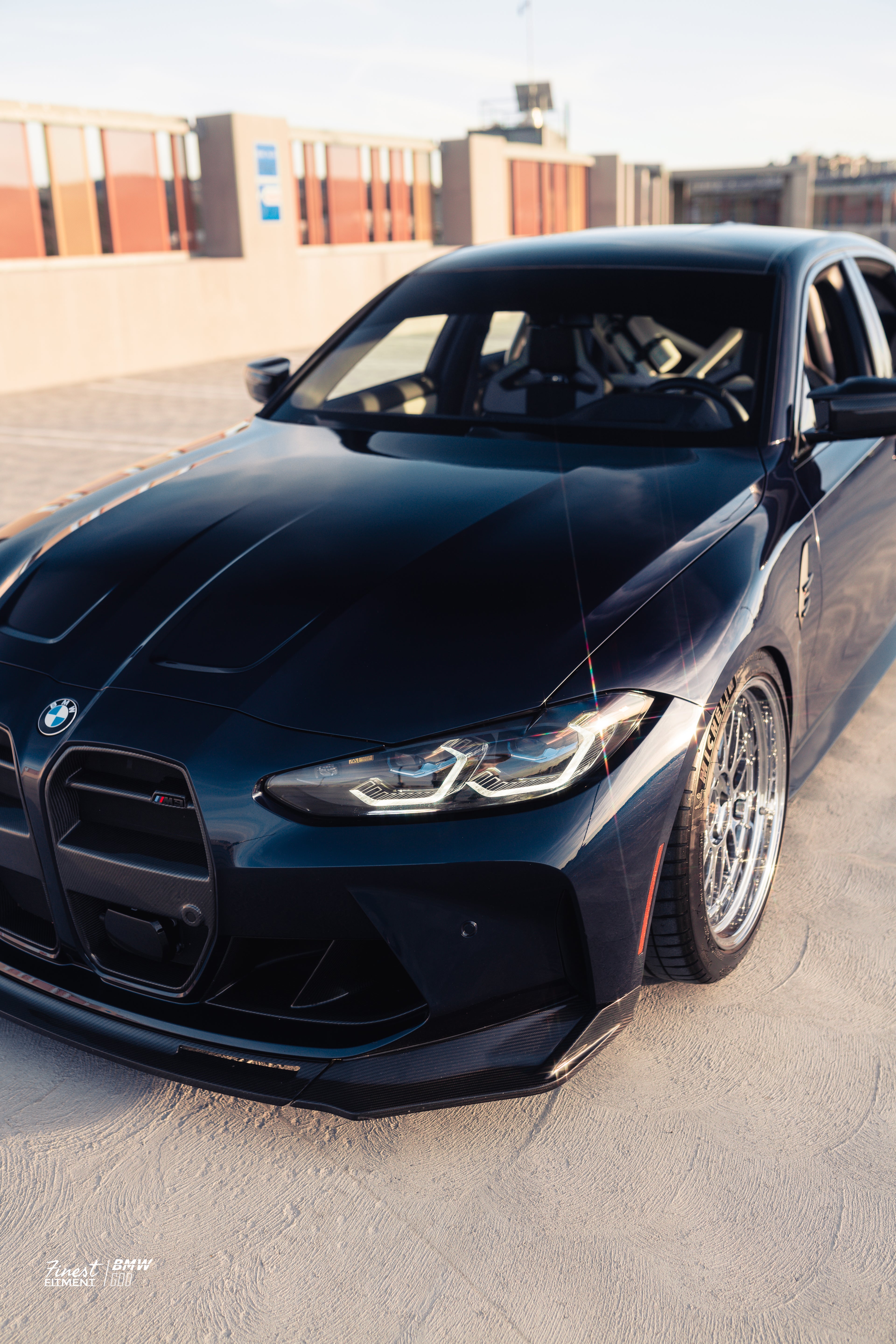 V style Carbon Fiber Front Lip G8X M3/M4
