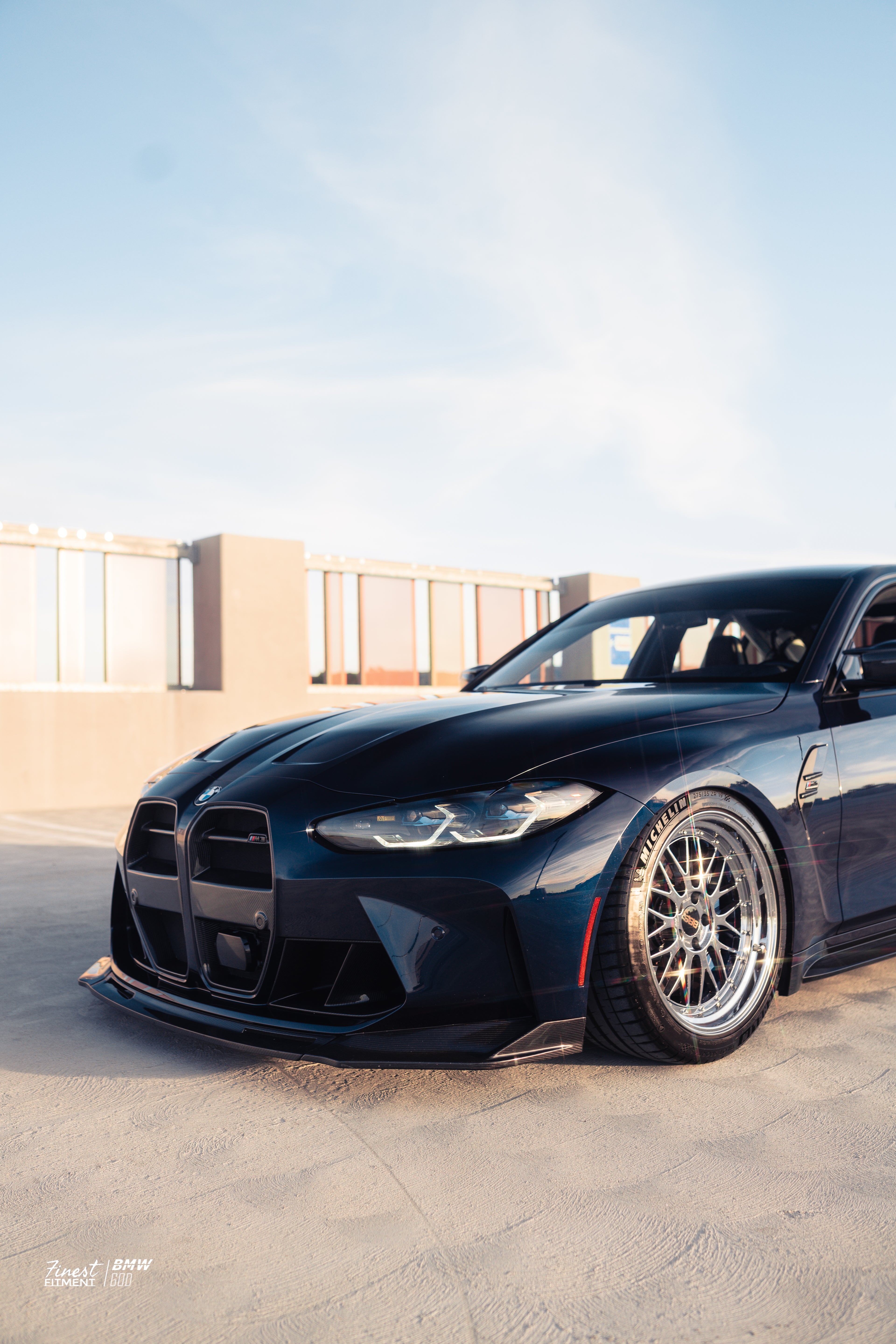 V style Carbon Fiber Front Lip G8X M3/M4