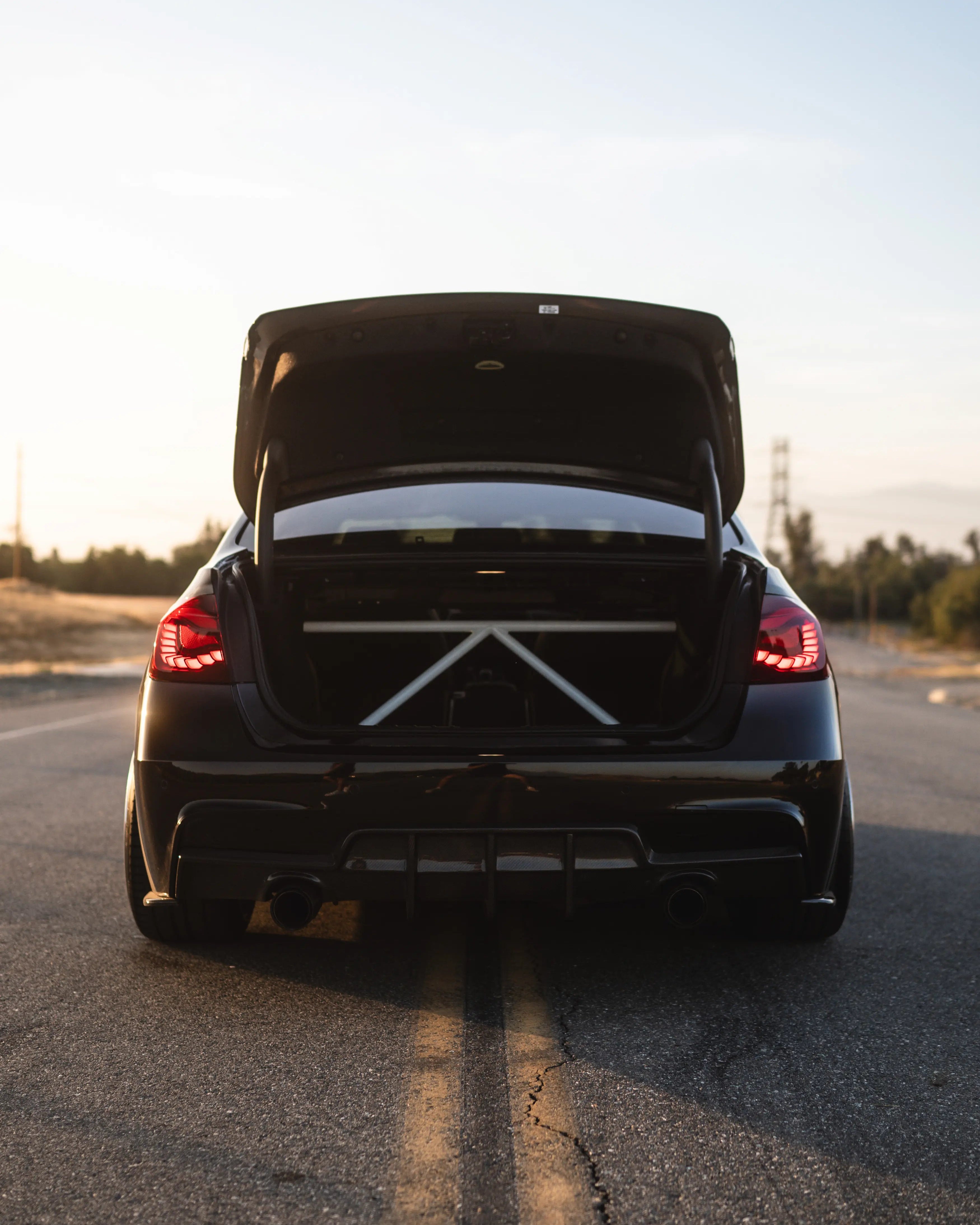 AA Style Carbon Fiber Diffuser F30 3 Series