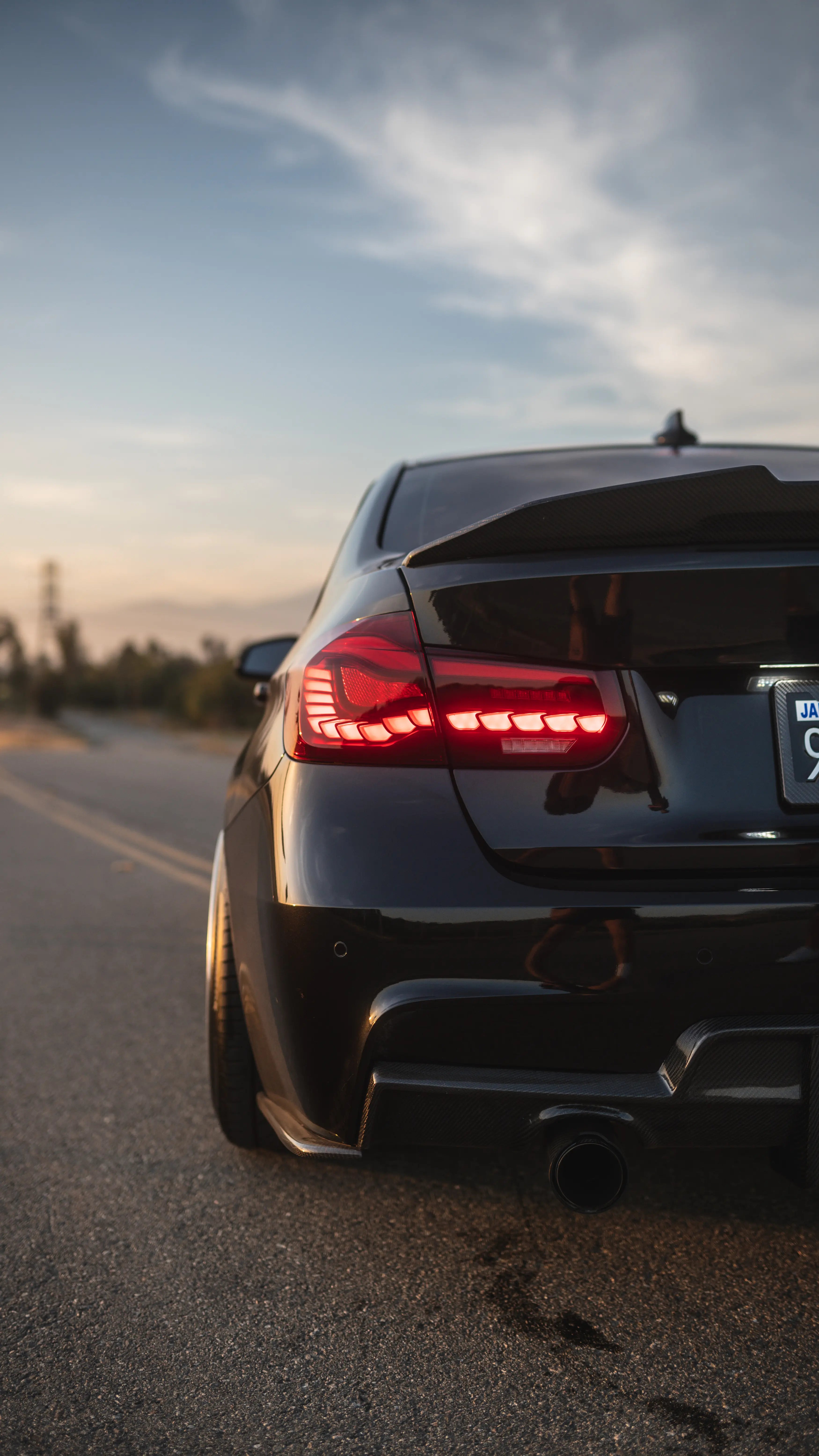 AA Style Carbon Fiber Diffuser F30 3 Series