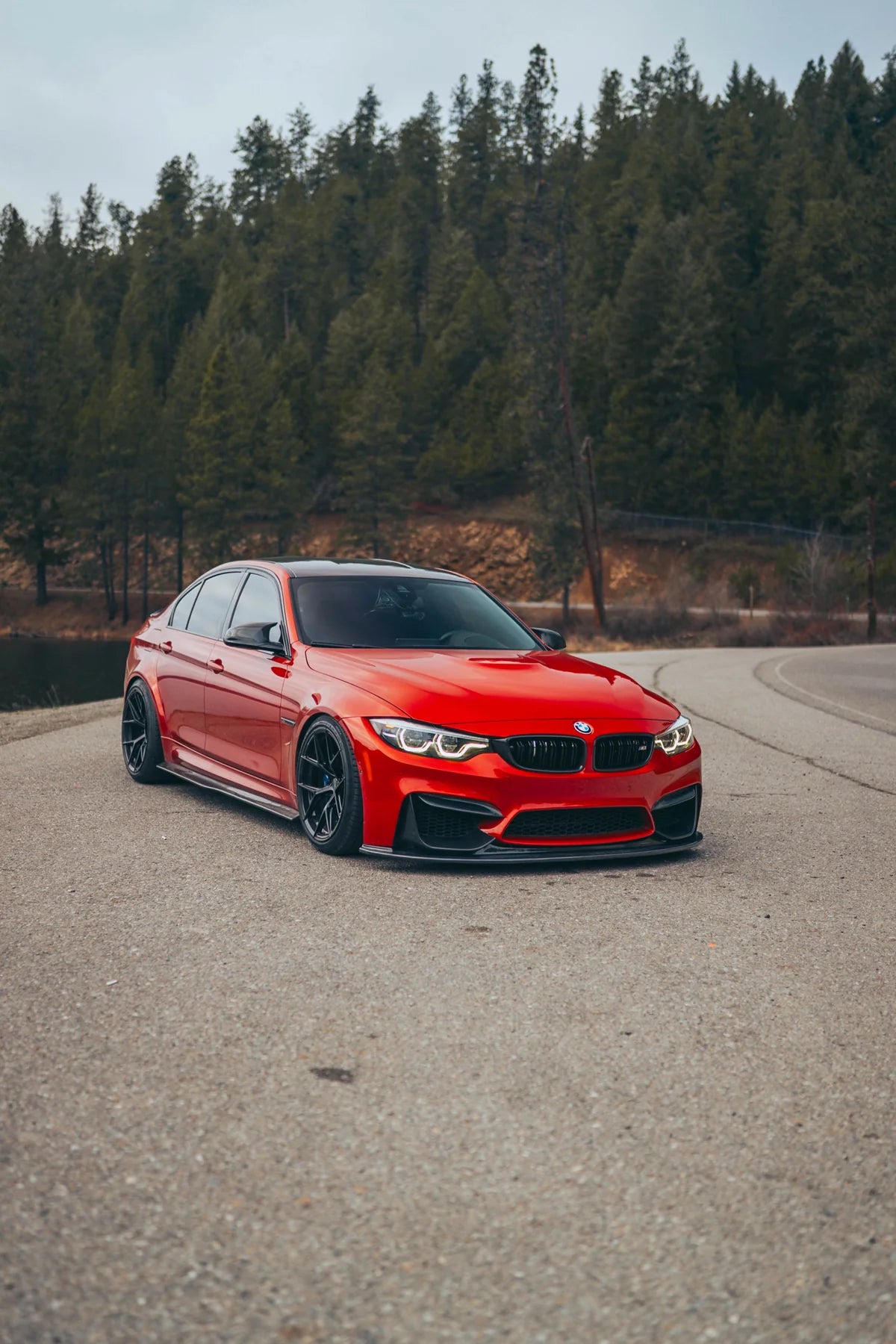 K Style Carbon Fiber Front Lip F8X M3/M4