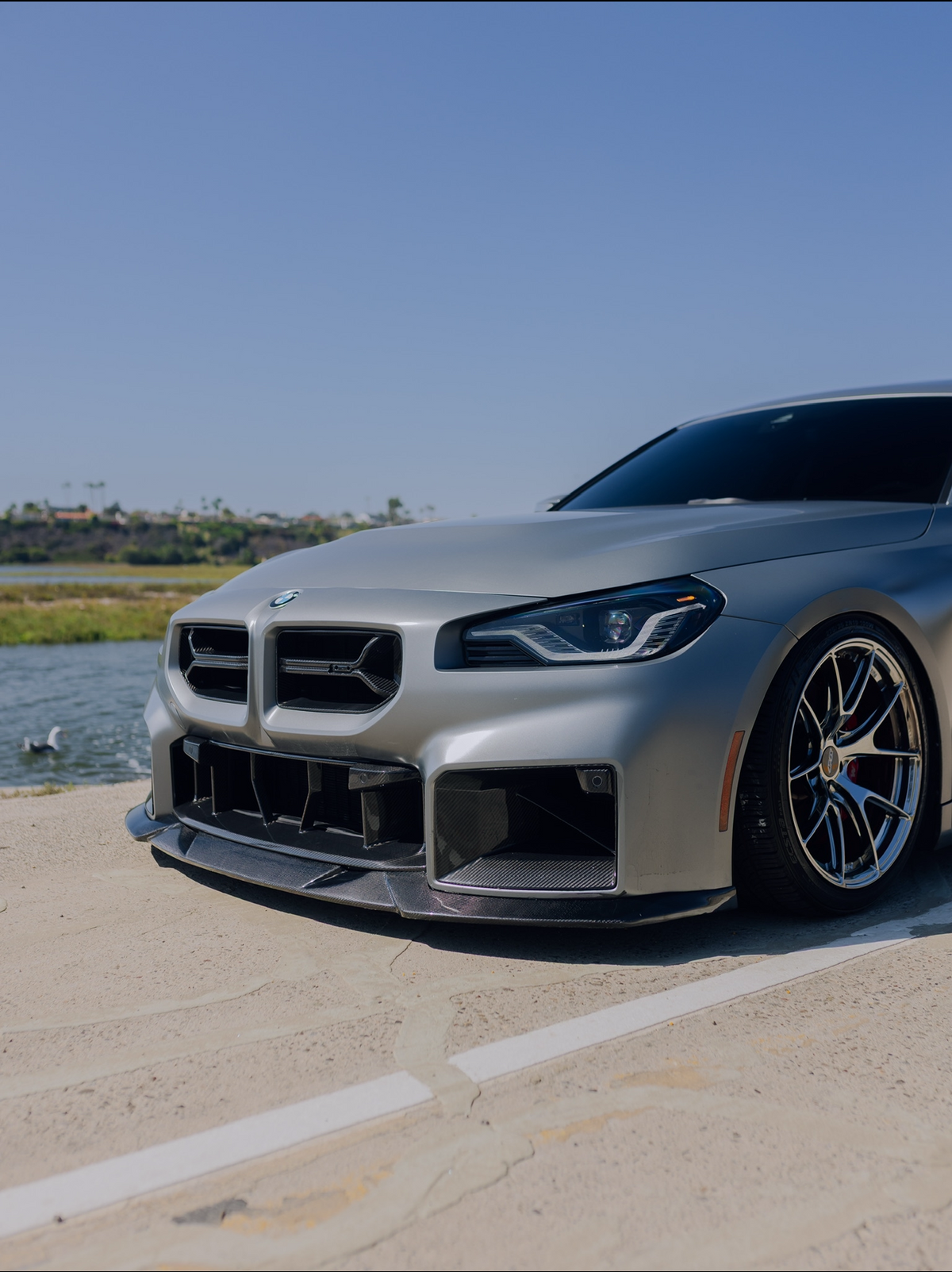 G87 M2 MHC Style Carbon Fiber Front Lip