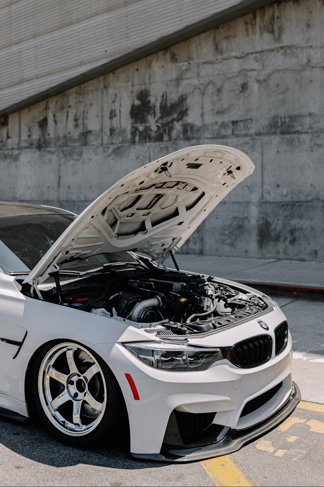 V style Carbon Fiber Front Lip F8X M3/M4