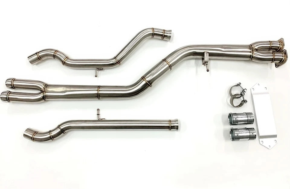 MAD S55 Single Midpipe (BRACE INCLUDED)