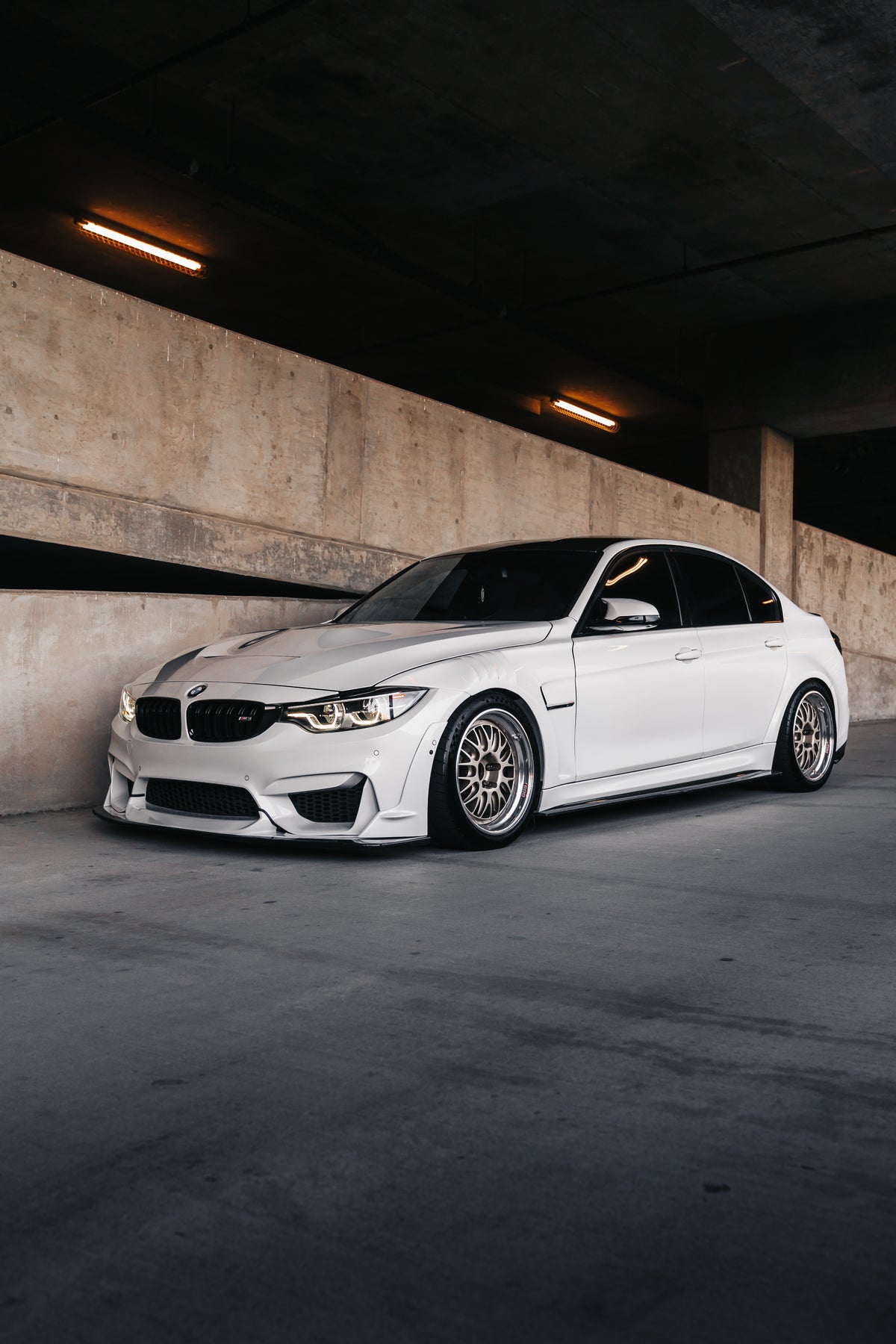 F80 M3 PSM Style Carbon Fiber Side Skirt Extensions