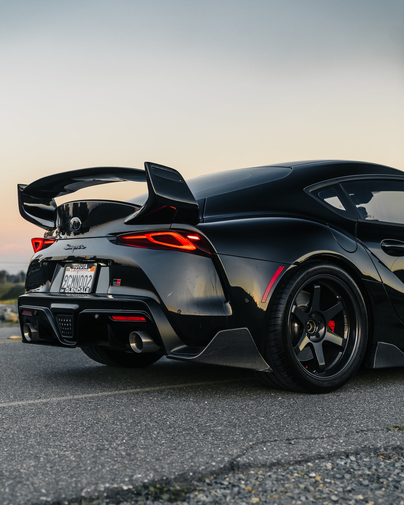 A90 Supra Carbon Fiber Rear Spats
