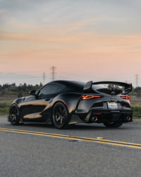 A90 Supra AG Style Carbon Fiber Skirt Extensions