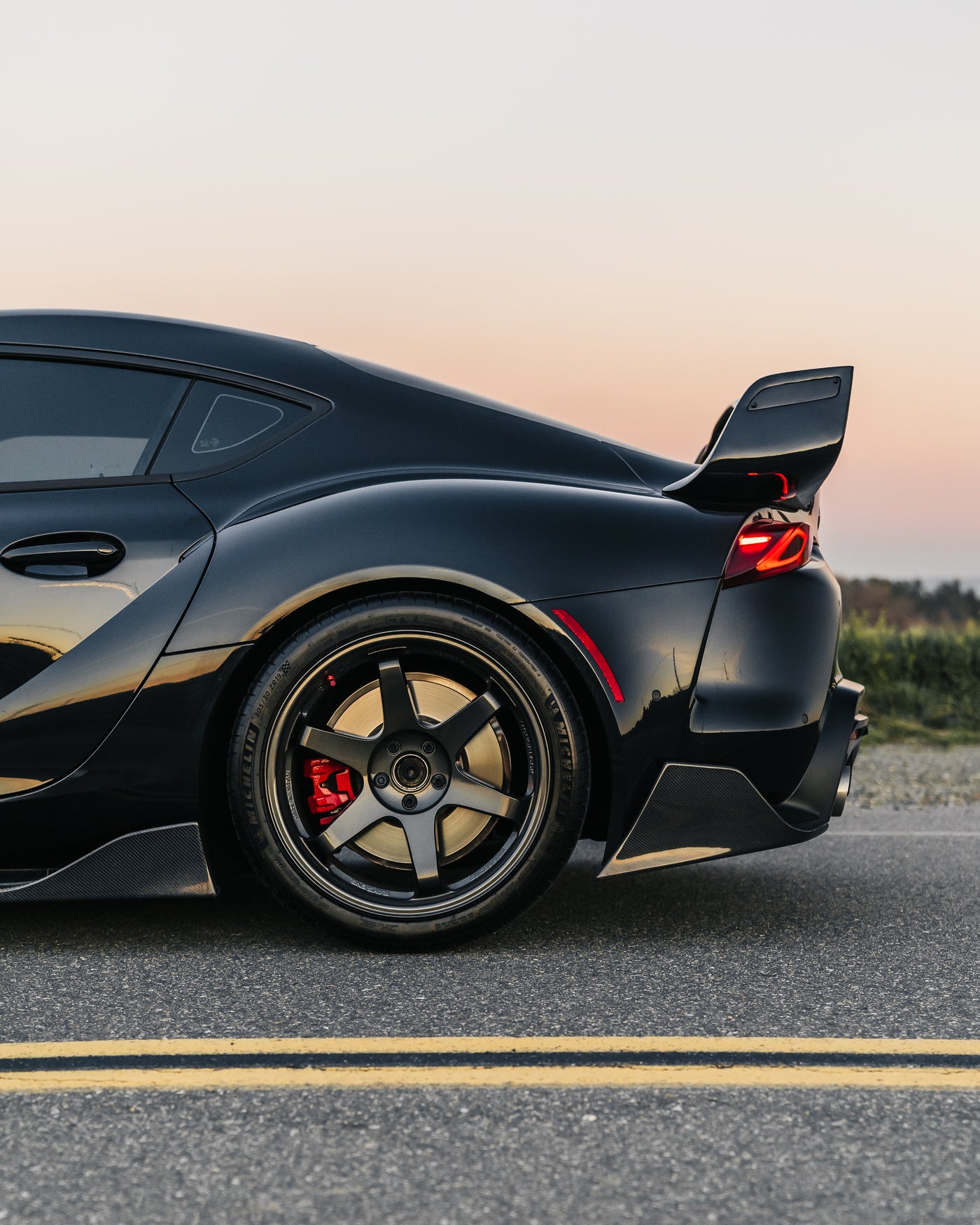 A90 Supra Carbon Fiber Rear Spats