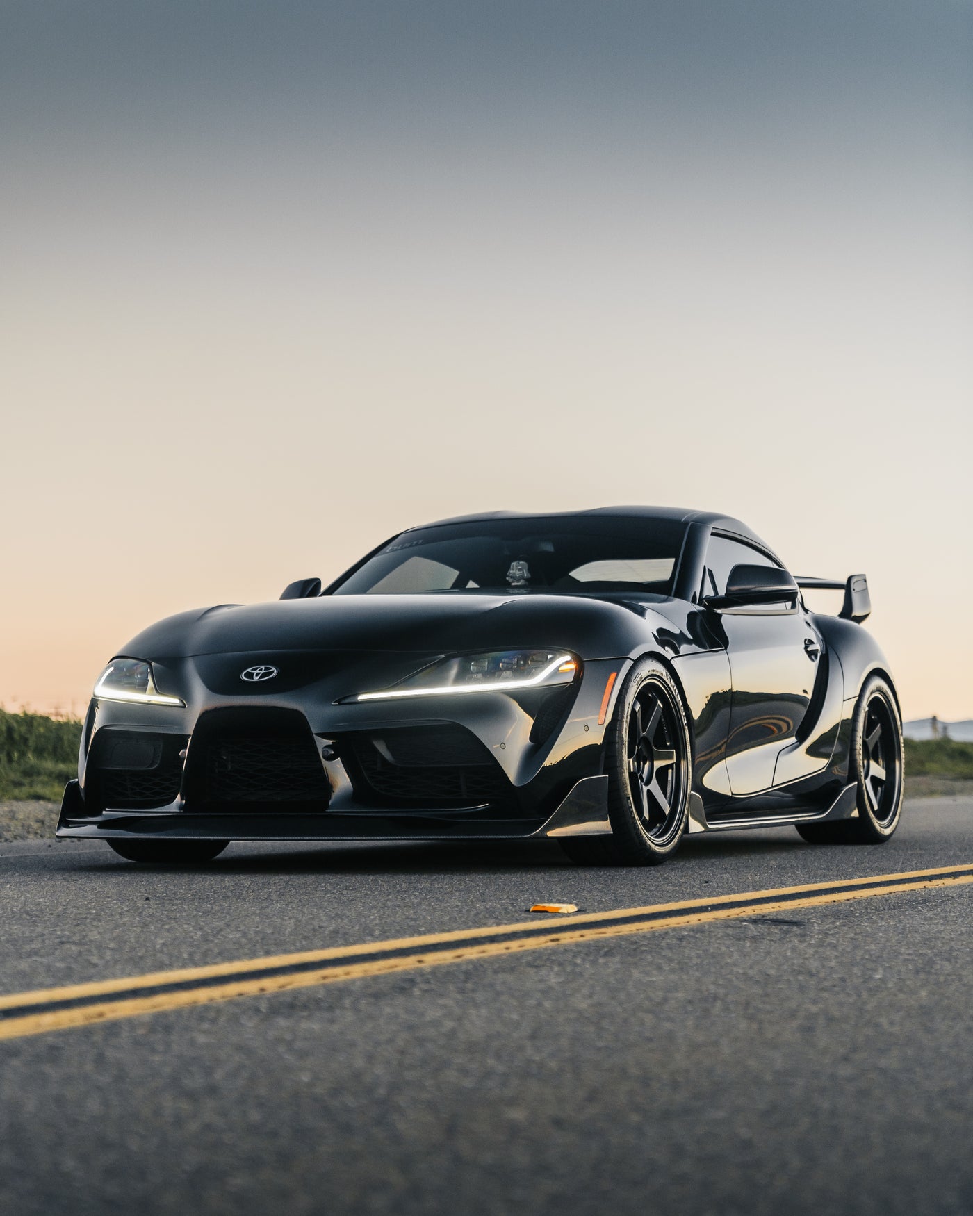 A90 Supra AG Style Carbon Fiber Front lip