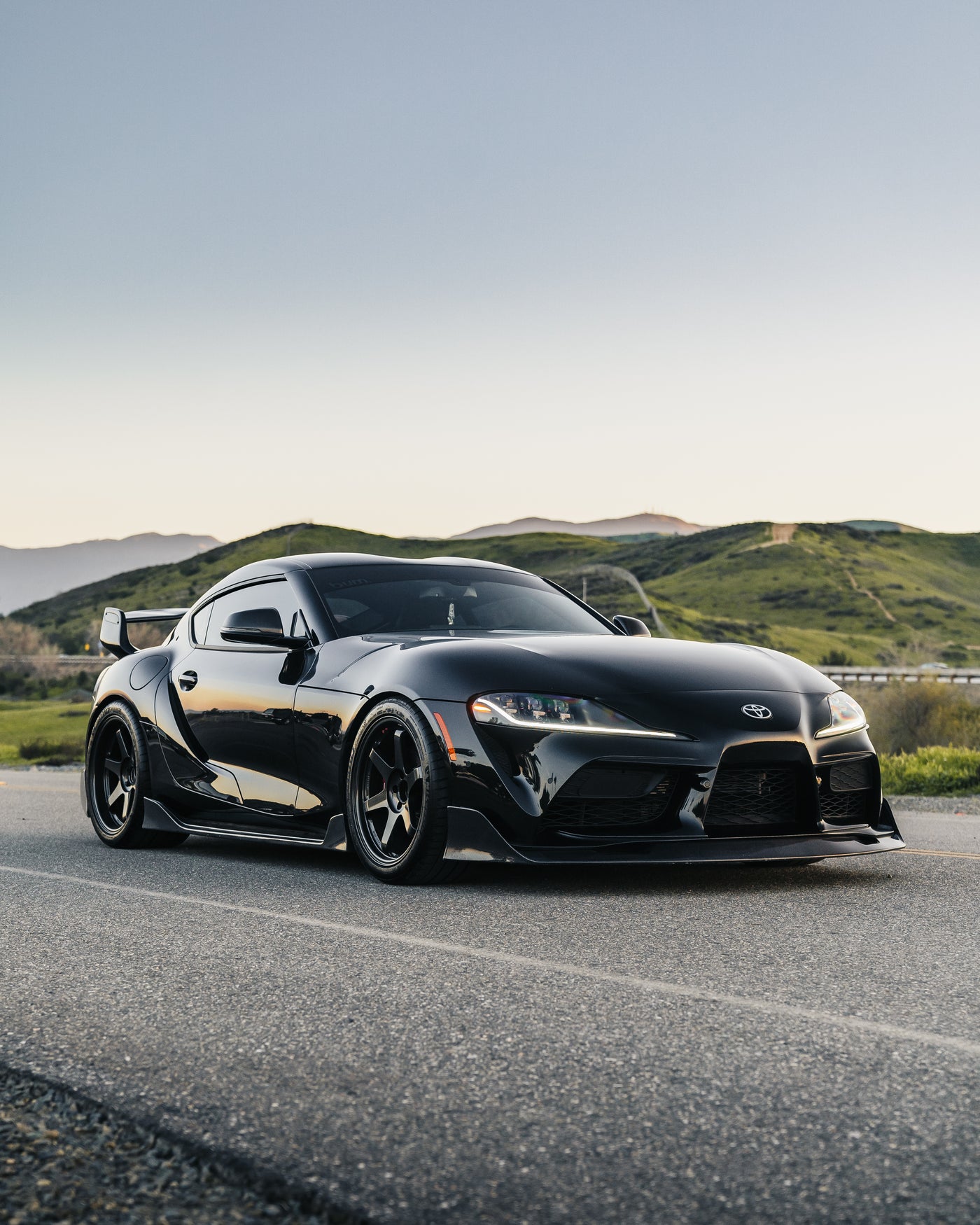 A90 Supra AG Style Carbon Fiber Front lip