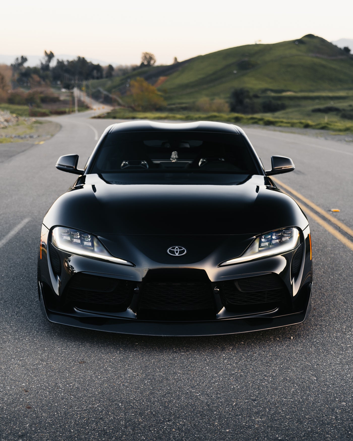 A90 Supra AG Style Carbon Fiber Front lip