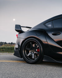 A90 Supra AG Style Carbon Fiber Skirt Extensions