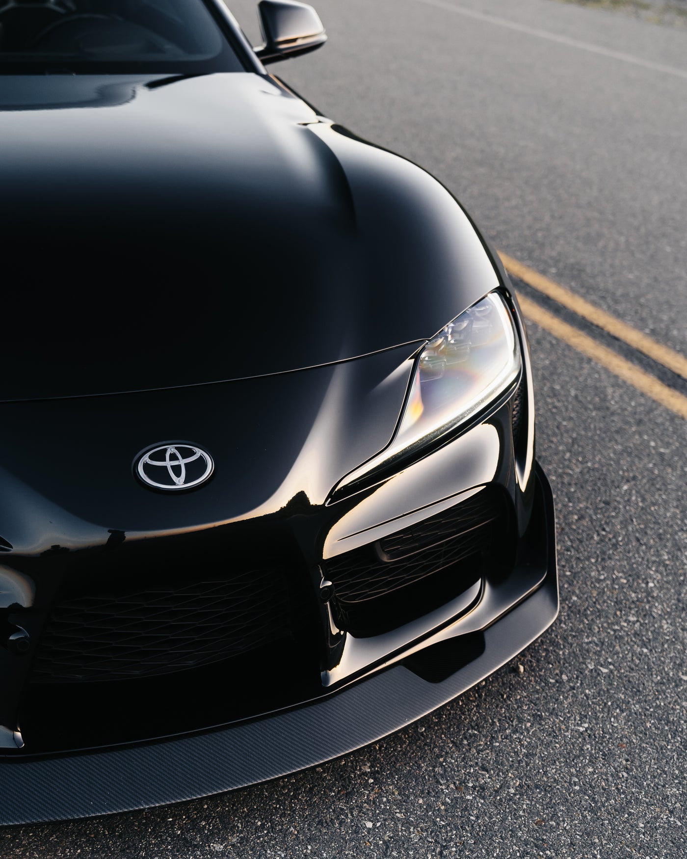 A90 Supra AG Style Carbon Fiber Front lip