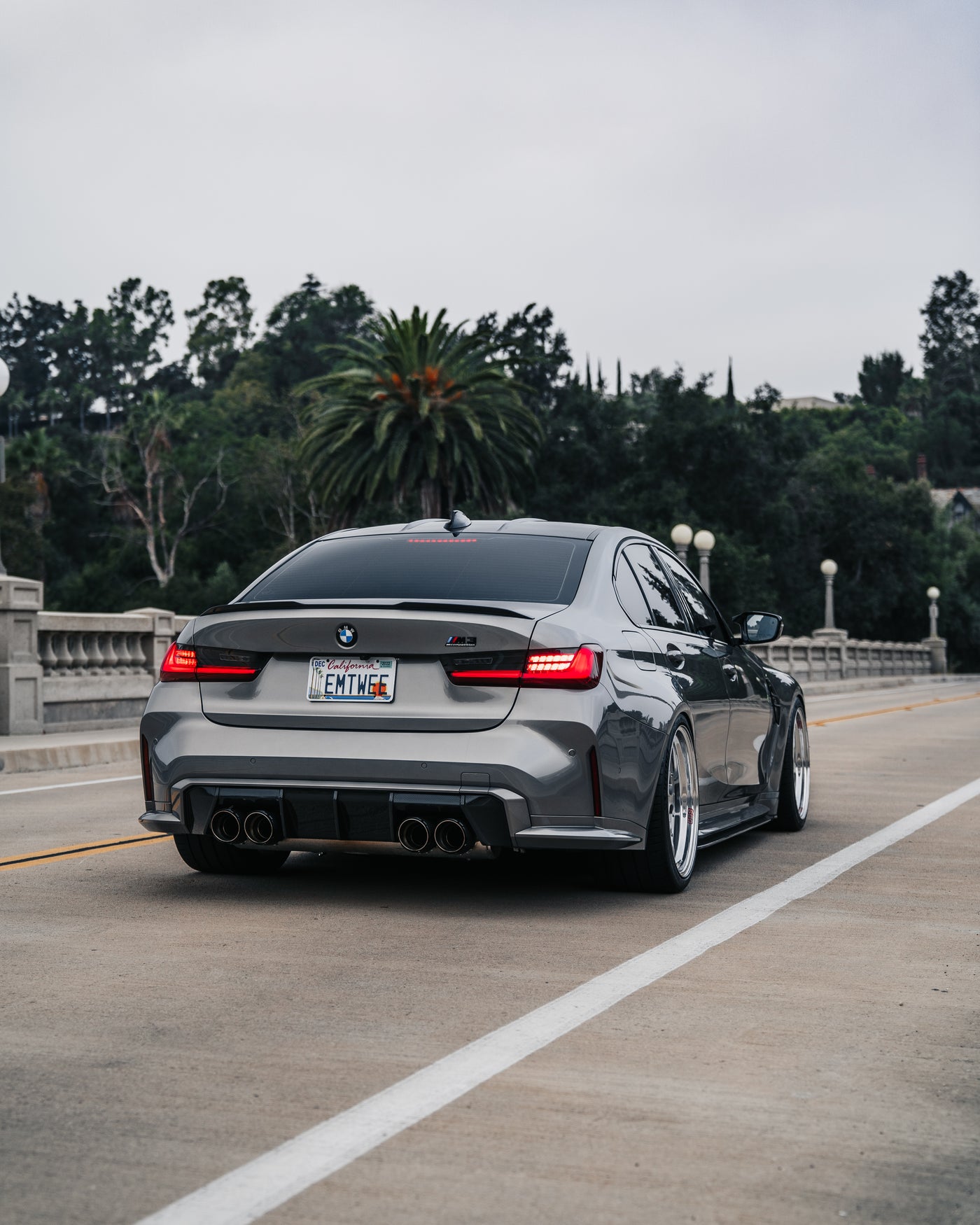 G80 M3 CS Style Carbon Fiber Rear Trunk Spoiler